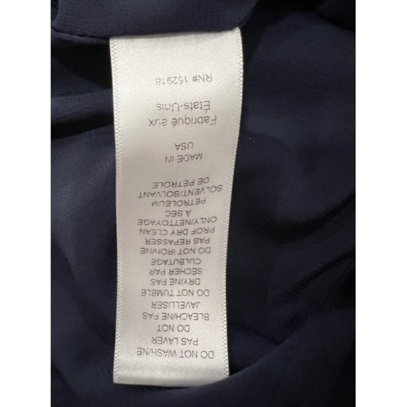 Carolina Herrera Strapless Embellished Silk Faille Gown Navy US:4 Dress - Picture 14 of 14